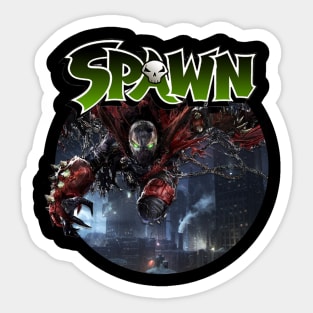 Spawn Button Shirt Sticker